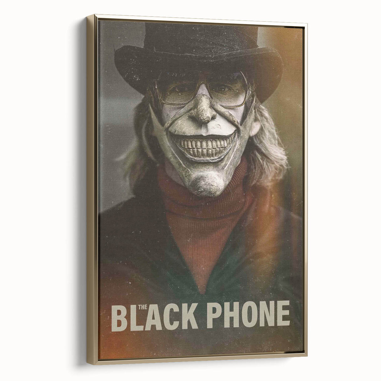 The Black Phone Vintage Horror Movie Poster – Retro Scary Wall Art Print