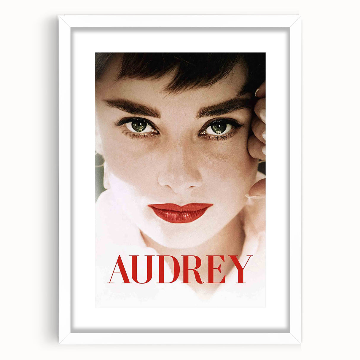2020s Vintage Movie Poster – Audrey Retro Film Art