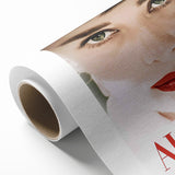 2020s Vintage Movie Poster – Audrey Retro Film Art