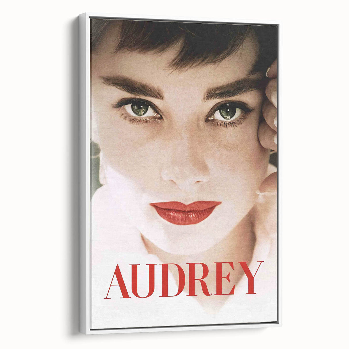 2020s Vintage Movie Poster – Audrey Retro Film Art