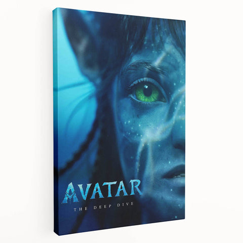2020s Vintage Movie Poster – Avatar: The Deep Dive Retro Film Art