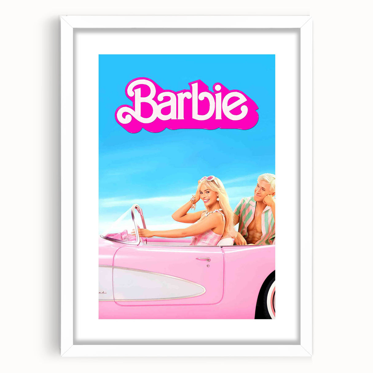 2020s Vintage Movie Poster - Barbie Retro Film Art Print