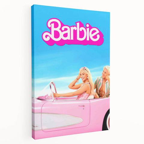 2020s Vintage Movie Poster - Barbie Retro Film Art Print