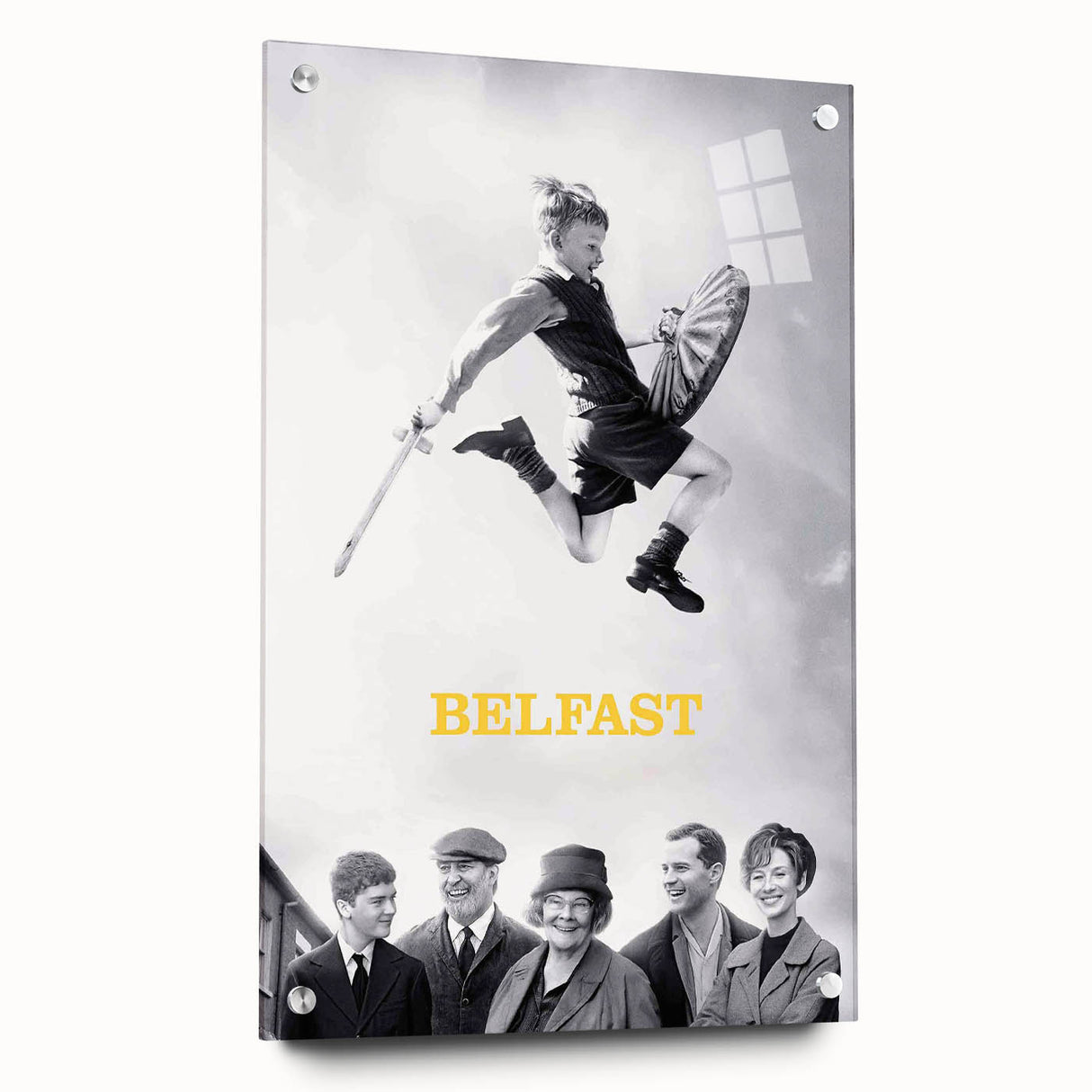 2020s Vintage Movie Poster - Belfast Retro Film Art Print