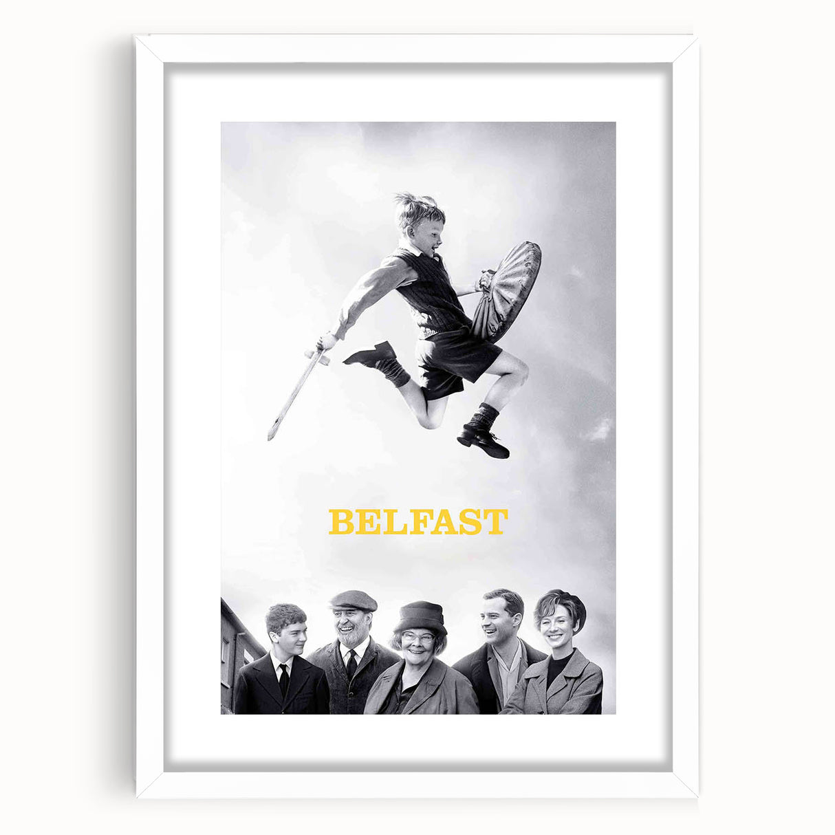 2020s Vintage Movie Poster - Belfast Retro Film Art Print