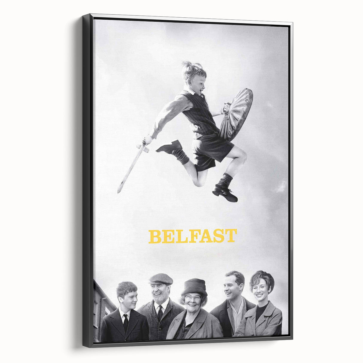 2020s Vintage Movie Poster - Belfast Retro Film Art Print