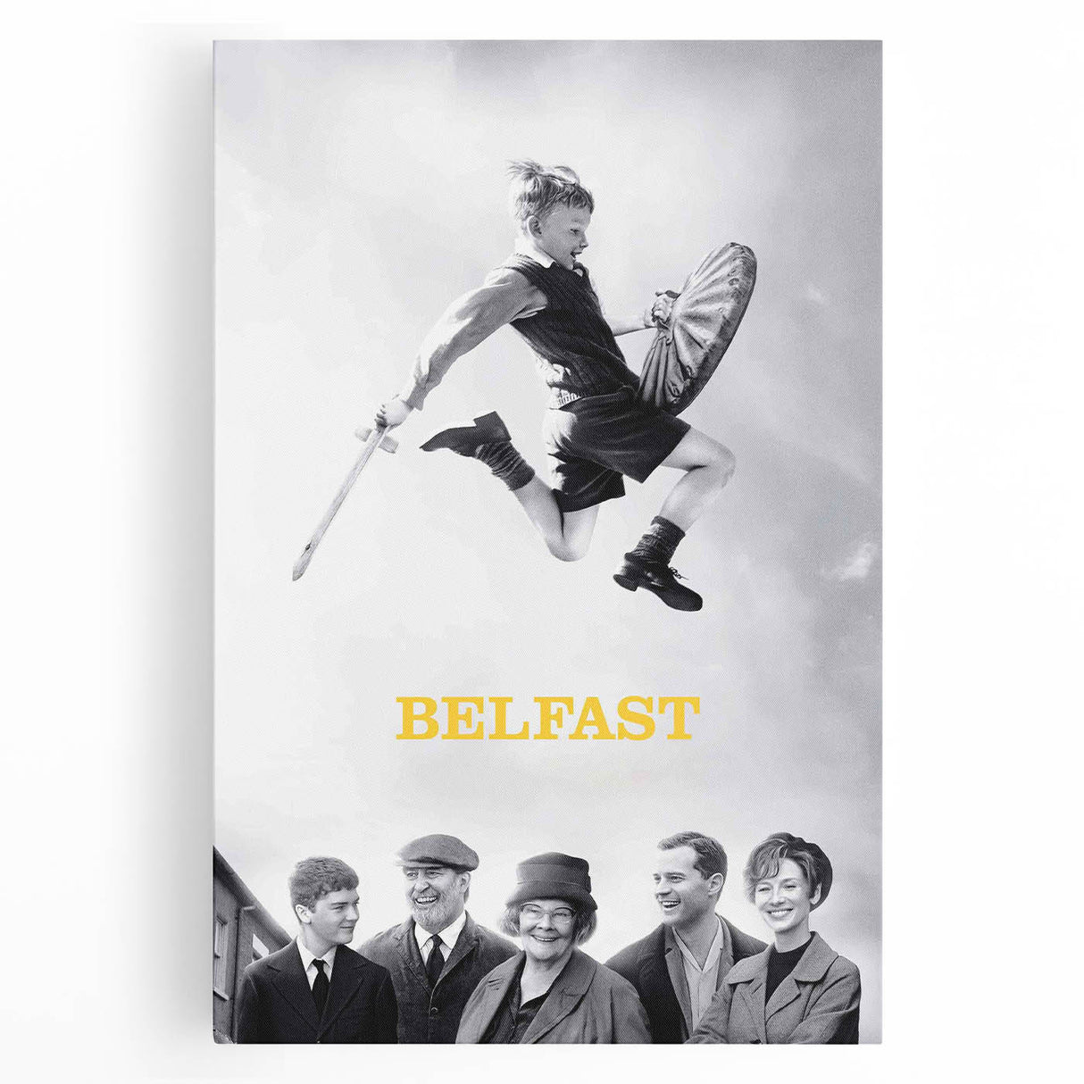 2020s Vintage Movie Poster - Belfast Retro Film Art Print