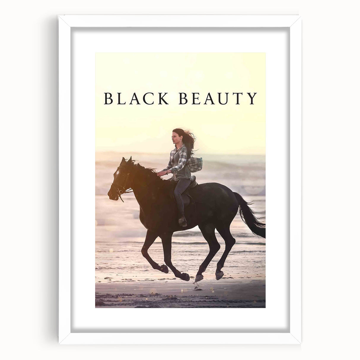 2020s Vintage Movie Poster - Black Beauty Retro Film Art