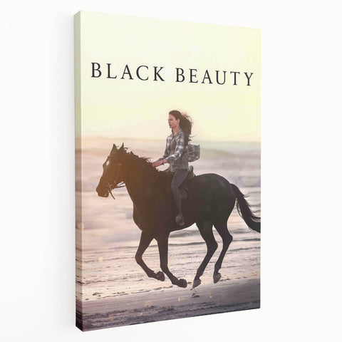 2020s Vintage Movie Poster - Black Beauty Retro Film Art