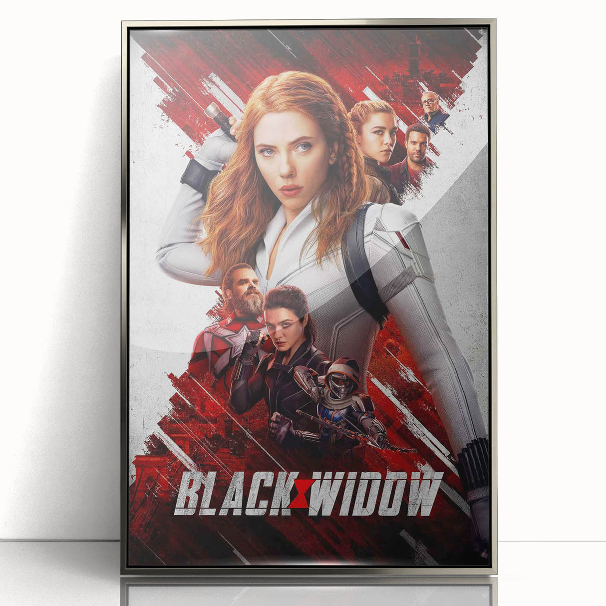 2020s Vintage Movie Poster - Black Widow Retro Film Art