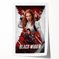 2020s Vintage Movie Poster - Black Widow Retro Film Art