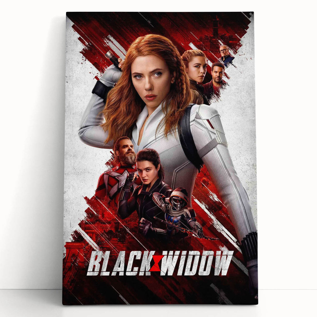 2020s Vintage Movie Poster - Black Widow Retro Film Art