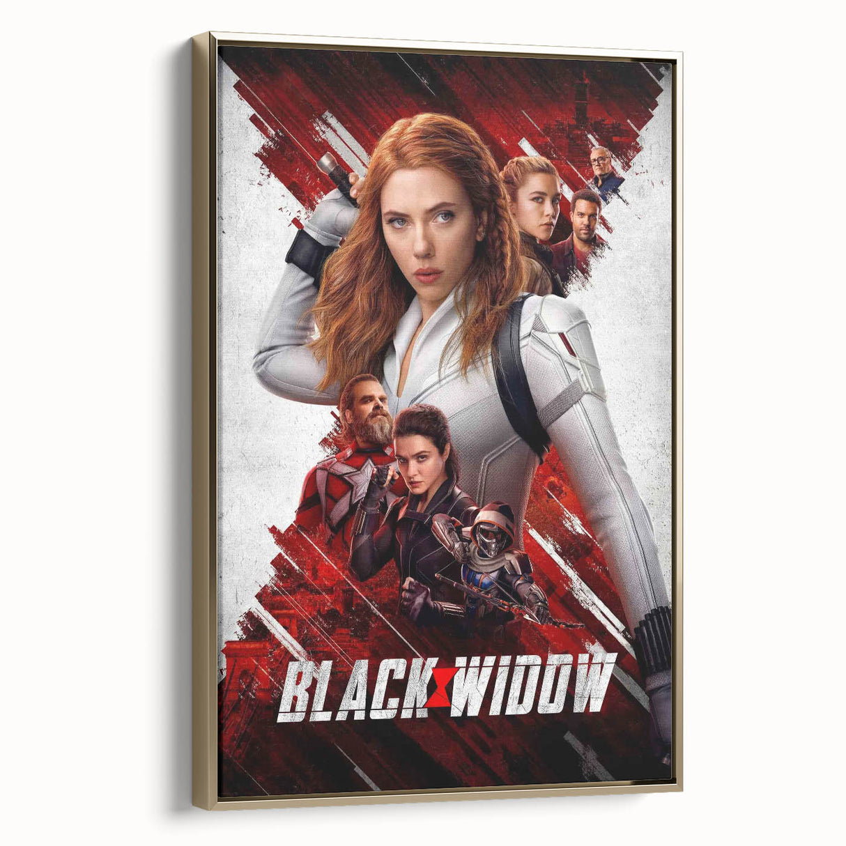 2020s Vintage Movie Poster - Black Widow Retro Film Art