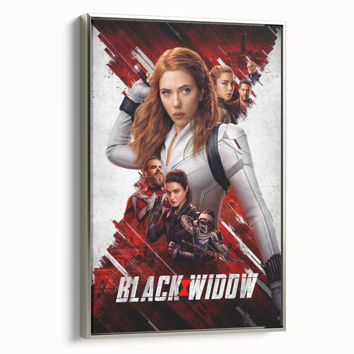 2020s Vintage Movie Poster - Black Widow Retro Film Art