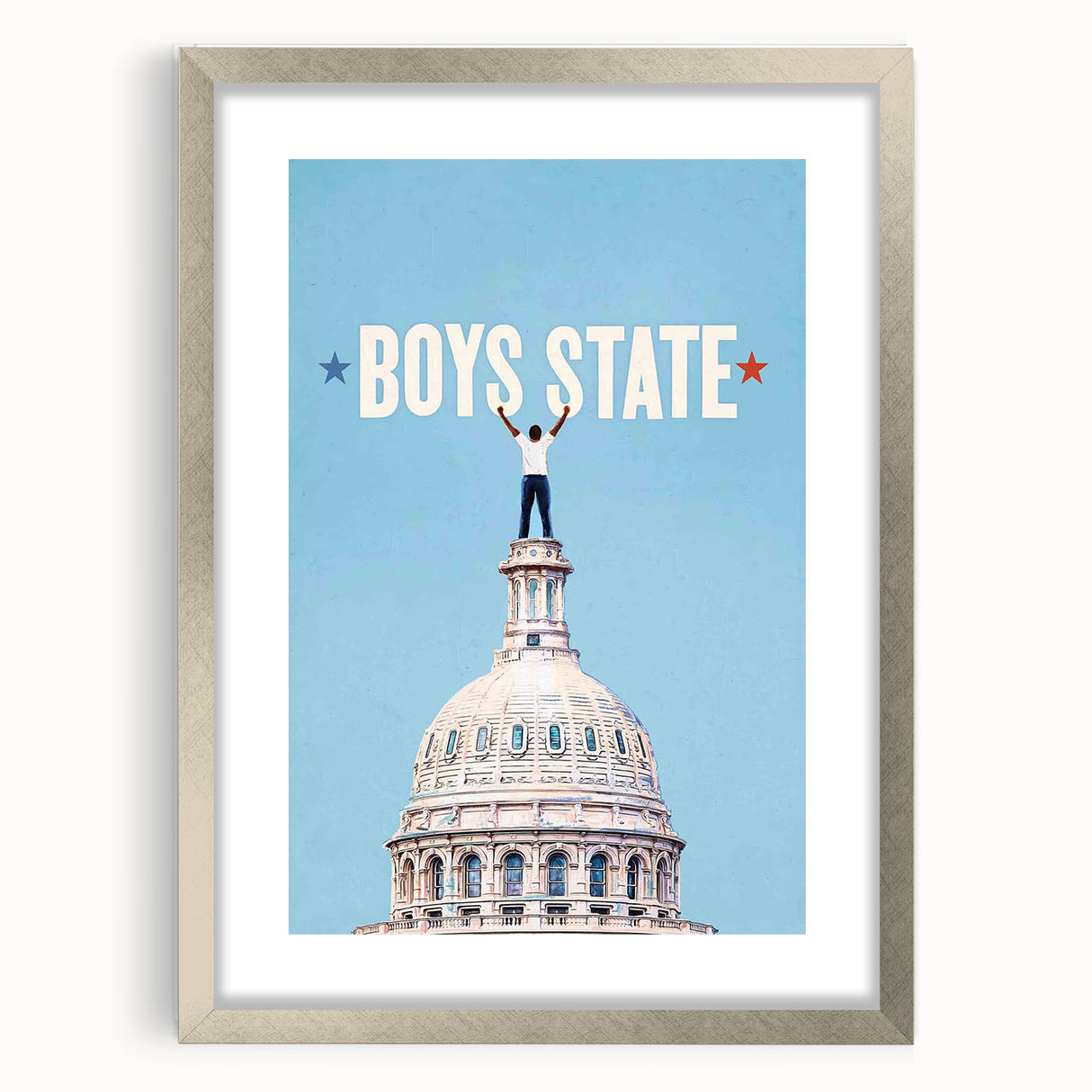 2020s Vintage Movie Poster - Boys State Retro Film Art