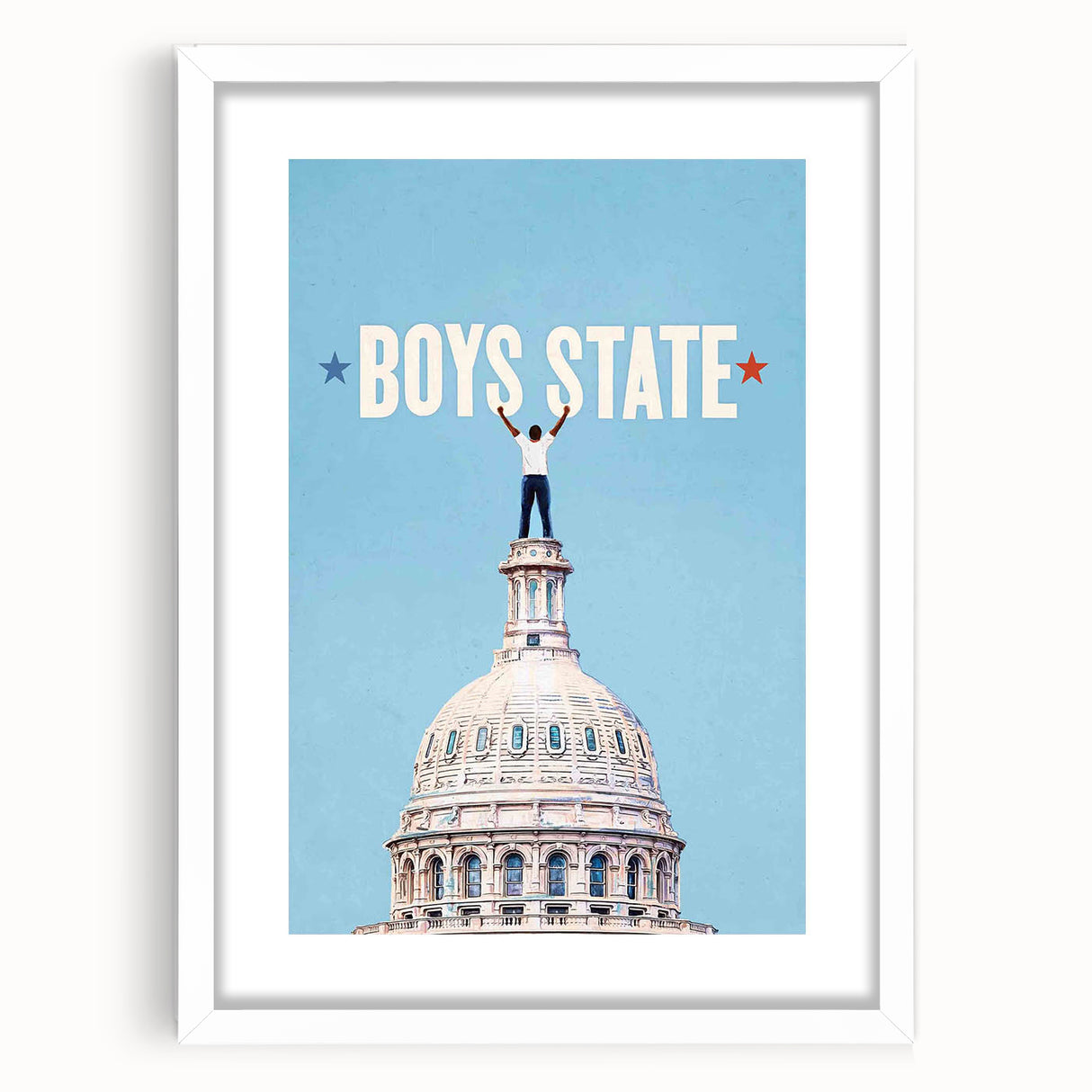 2020s Vintage Movie Poster - Boys State Retro Film Art