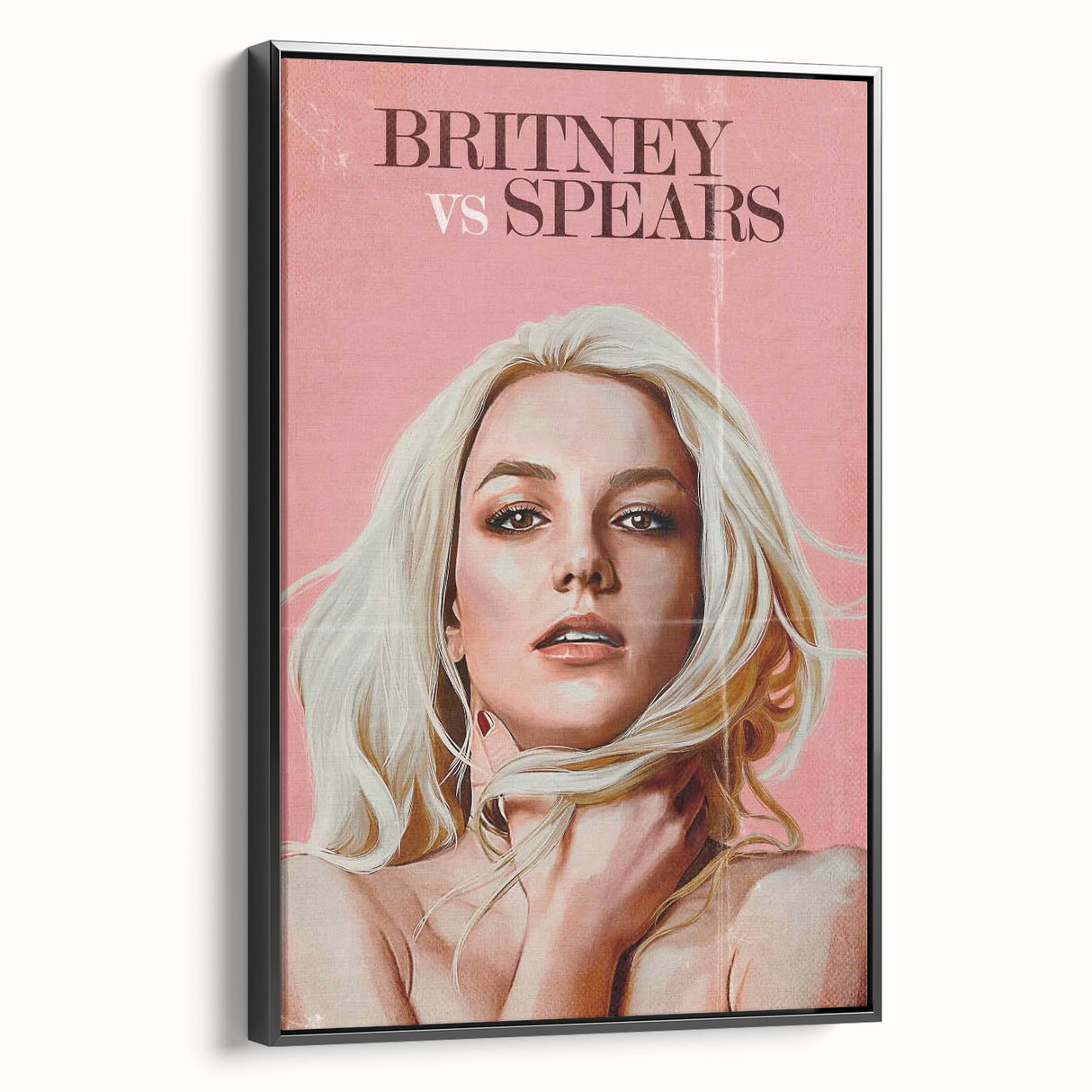 2020s Vintage Movie Poster - Britney vs Spears Retro Film Art