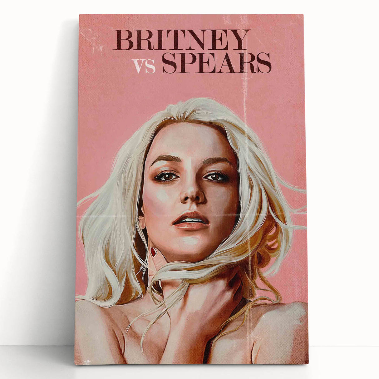 2020s Vintage Movie Poster - Britney vs Spears Retro Film Art