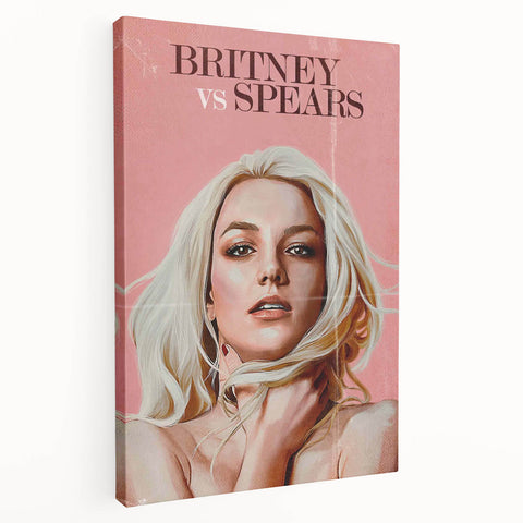 2020s Vintage Movie Poster - Britney vs Spears Retro Film Art