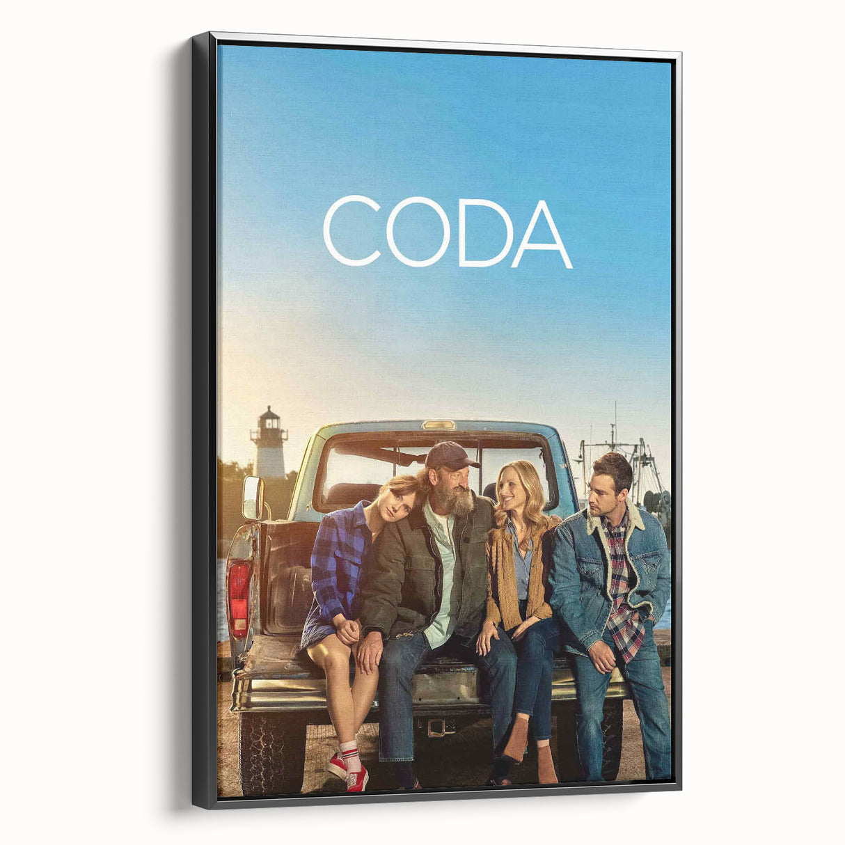 2020s Vintage Movie Poster - CODA Retro Film Art