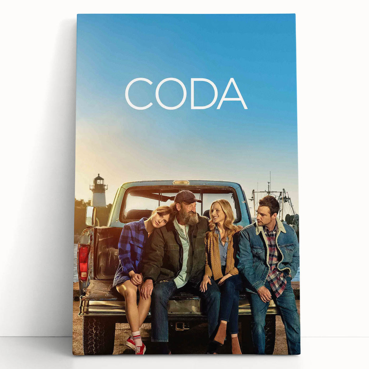 2020s Vintage Movie Poster - CODA Retro Film Art