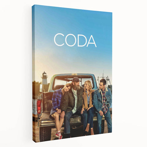 2020s Vintage Movie Poster - CODA Retro Film Art