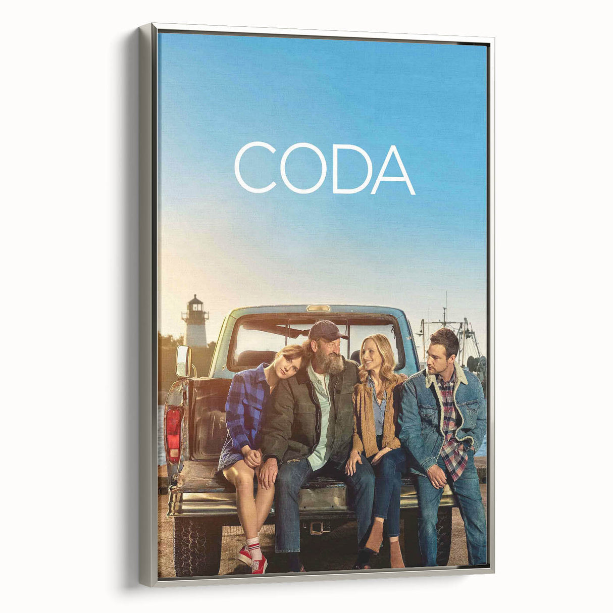 2020s Vintage Movie Poster - CODA Retro Film Art