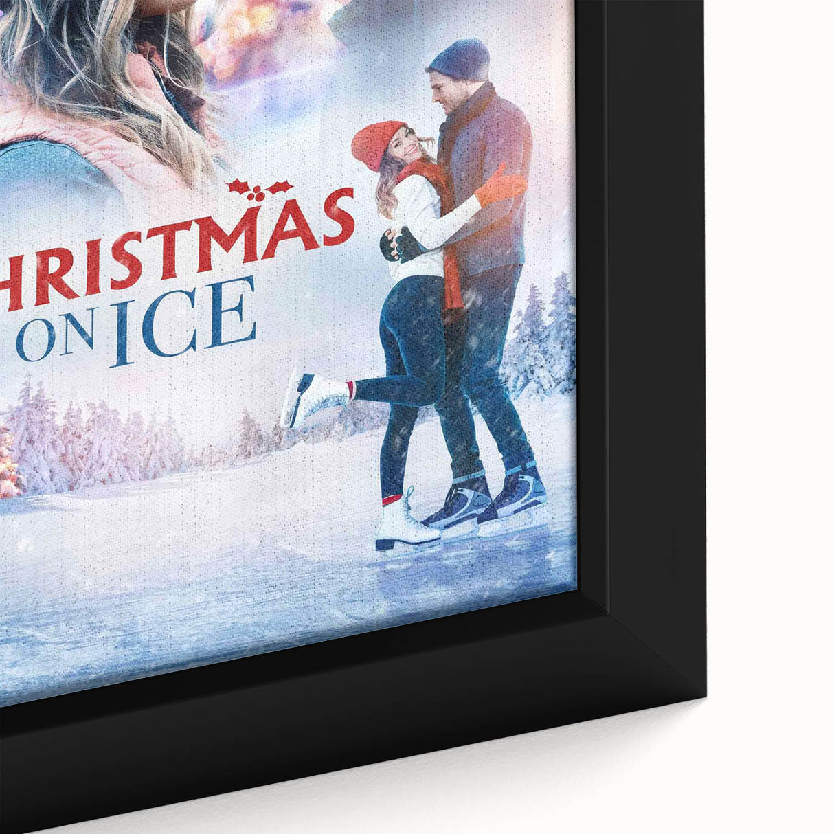 2020s Vintage Movie Poster – Christmas on Ice Retro Film Art