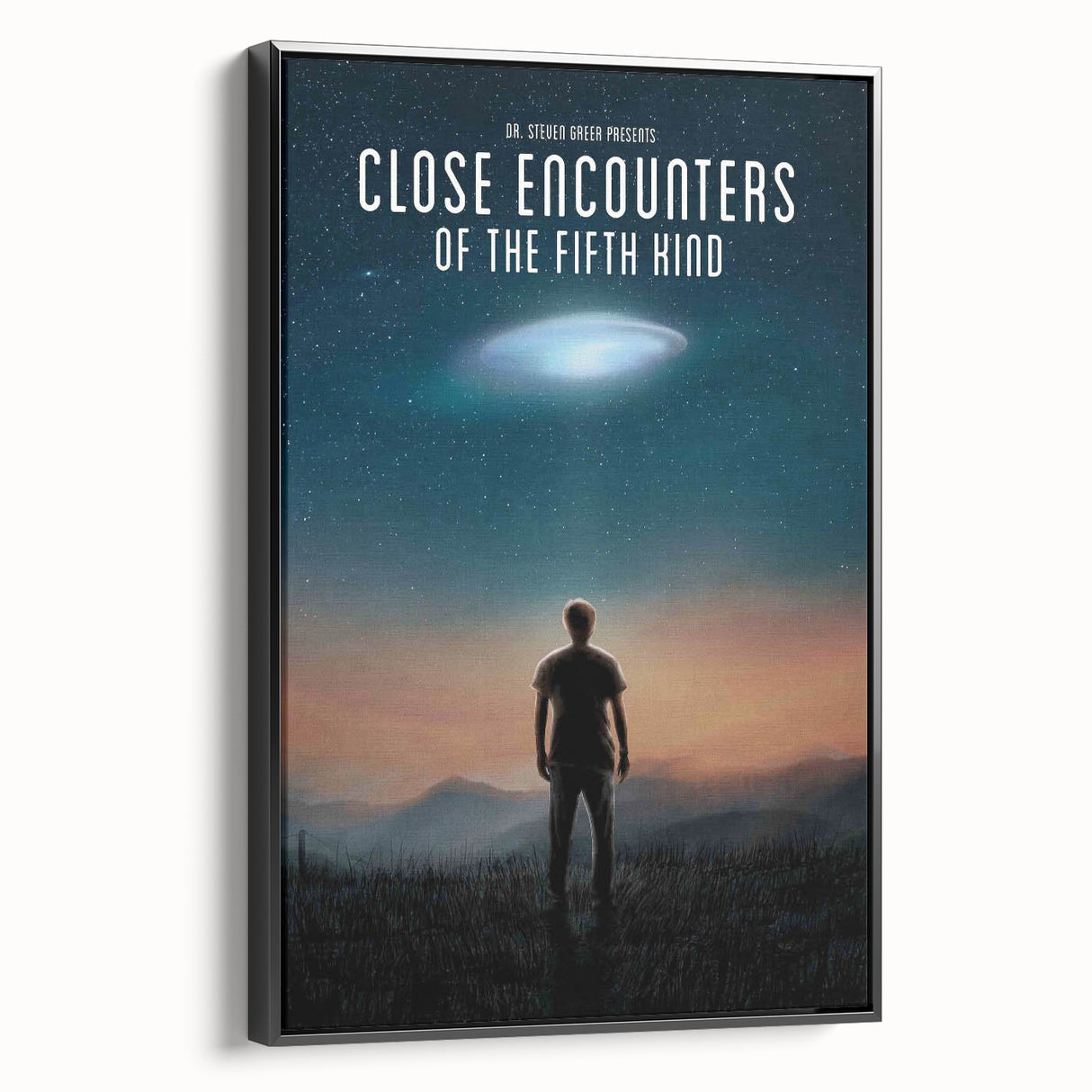 2020s Vintage Movie Poster – Close Encounters of the Fifth Kind Art