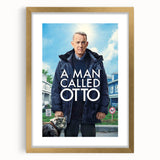 2020s Vintage Movie Poster - A Man Called Otto Retro Film Art Print