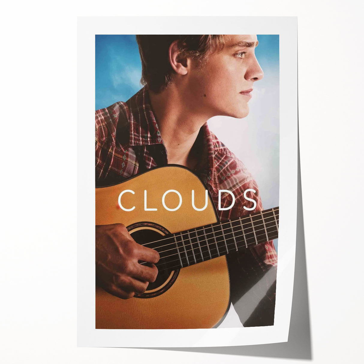 2020s Vintage Movie Poster – Clouds Retro Film Art