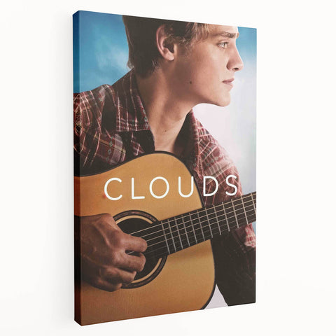 2020s Vintage Movie Poster – Clouds Retro Film Art