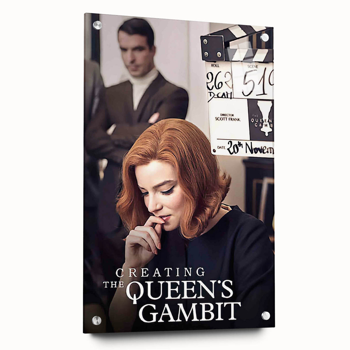 2020s Vintage Movie Poster – Creating The Queen's Gambit Art
