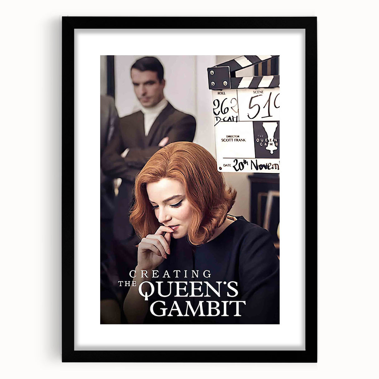 2020s Vintage Movie Poster – Creating The Queen's Gambit Art