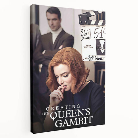 2020s Vintage Movie Poster – Creating The Queen's Gambit Art