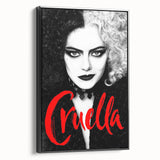 2020s Vintage Movie Poster – Cruella Retro Film Art