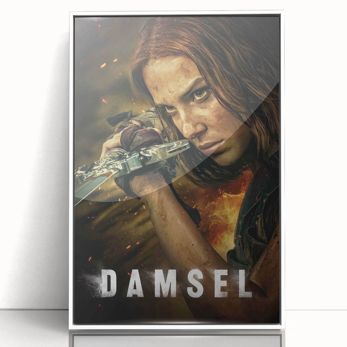2020s Vintage Movie Poster – Damsel Retro Film Art