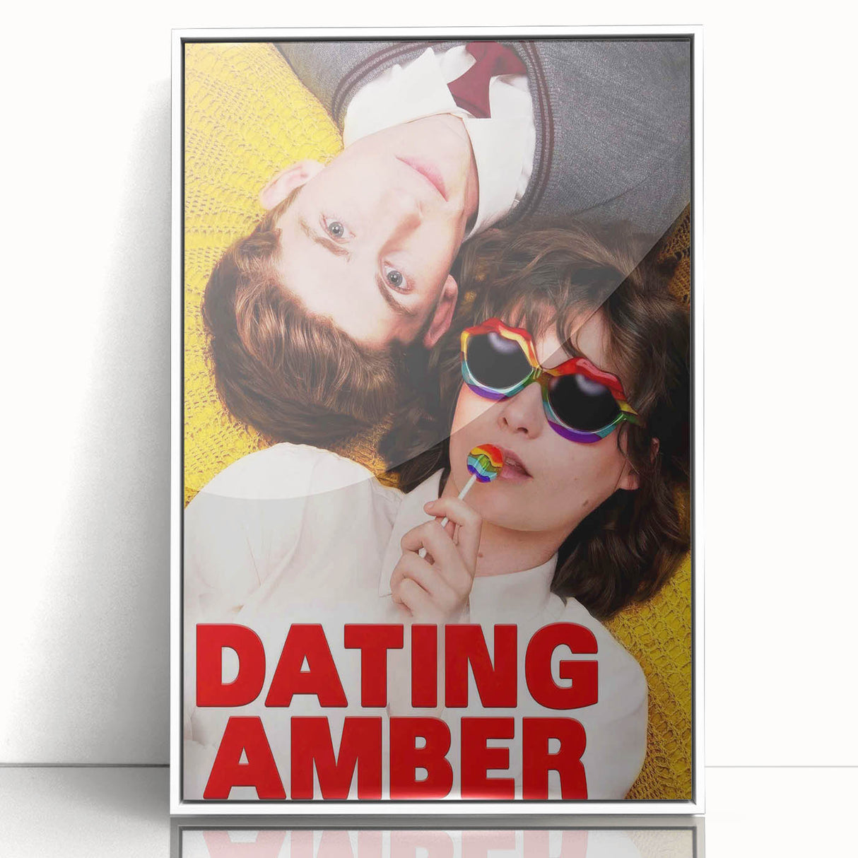 2020s Vintage Movie Poster – Dating Amber Retro Film Art