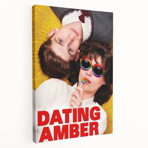 2020s Vintage Movie Poster – Dating Amber Retro Film Art