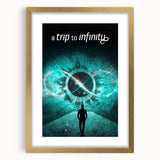 2020s Vintage Movie Poster - A Trip to Infinity Retro Film Art Print