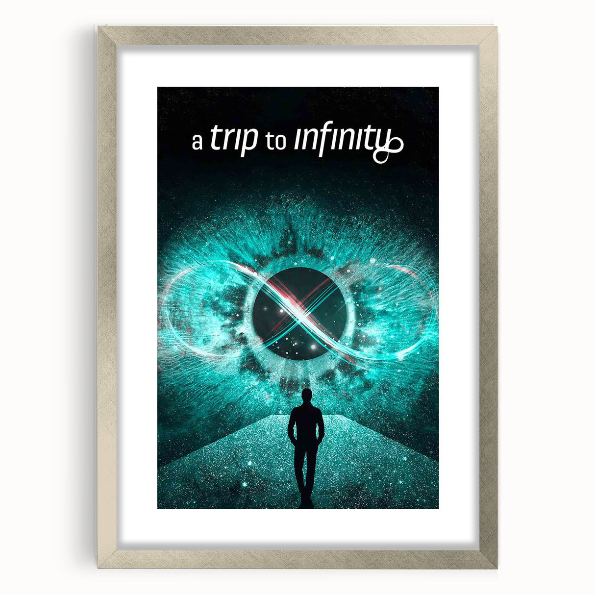 2020s Vintage Movie Poster - A Trip to Infinity Retro Film Art Print