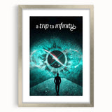 2020s Vintage Movie Poster - A Trip to Infinity Retro Film Art Print