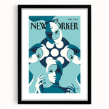 New Yorker Magazine April 3, 2017 – Modern Art Face Mask Design Poster
