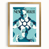 New Yorker Magazine April 3, 2017 – Modern Art Face Mask Design Poster
