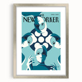 New Yorker Magazine April 3, 2017 – Modern Art Face Mask Design Poster