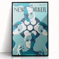 New Yorker Magazine April 3, 2017 – Modern Art Face Mask Design Poster