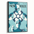 New Yorker Magazine April 3, 2017 – Modern Art Face Mask Design Poster