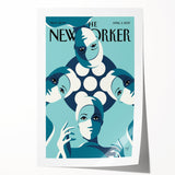 New Yorker Magazine April 3, 2017 – Modern Art Face Mask Design Poster