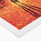 New Yorker November 9, 2009 – Romantic Fall Walk Art Print