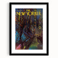 New Yorker December 18, 1965 – Vibrant Winter Cityscape Art Print